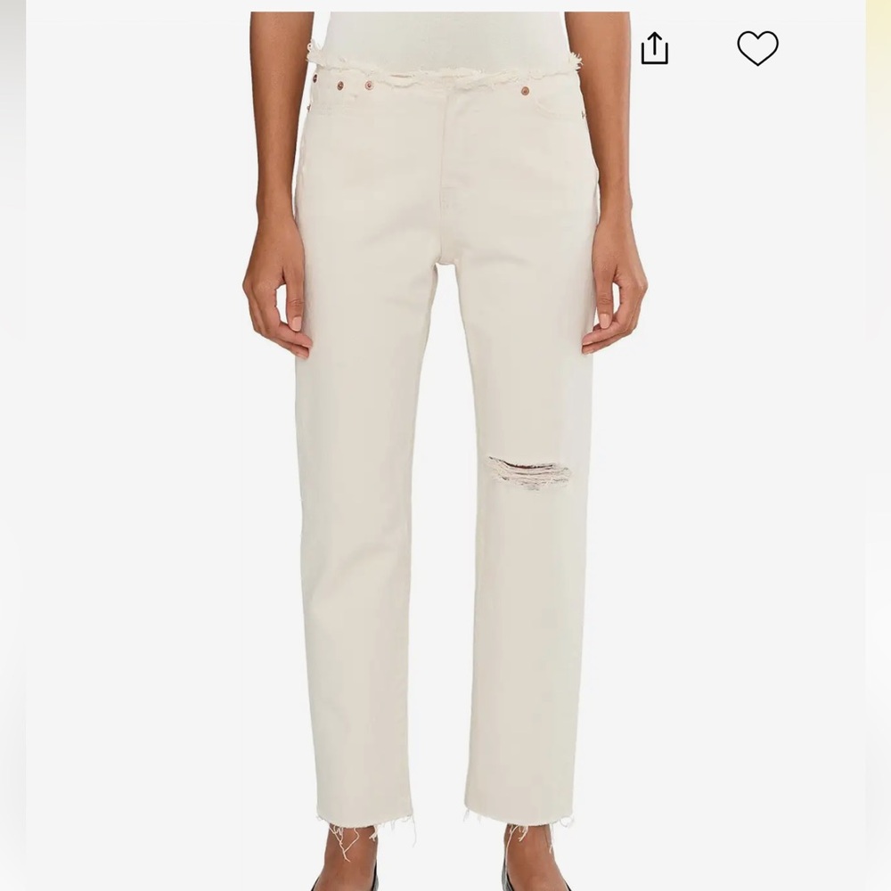 Levi's ripped wedgie straight jeans